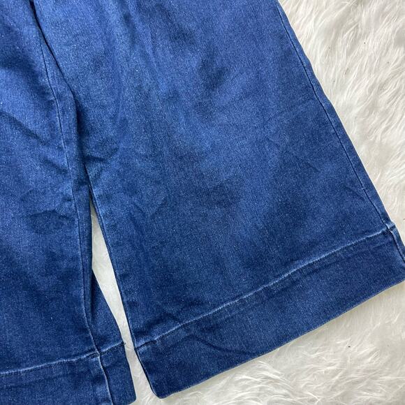 Lace up wide leg jeans size 24" - Picture 2 of 5